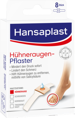 HANSAPLAST Hühneraugenpflaster 8 St