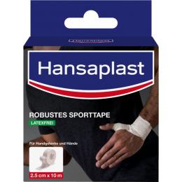 HANSAPLAST robustes Sporttape 2,5 cmx10 m weiß 1 St.