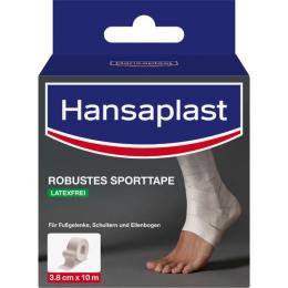 HANSAPLAST robustes Sporttape 3,8 cmx10 m weiß 1 St.