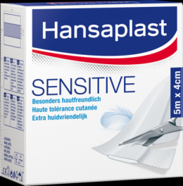 HANSAPLAST Sensitive Pflaster 4 cmx5 m Rolle 1 St