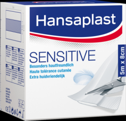 HANSAPLAST Sensitive Pflaster 8 cmx5 m Rolle 1 St