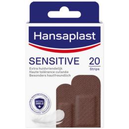 HANSAPLAST Sensitive Pflasterstrips hautton dark 20 St.