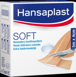 HANSAPLAST Soft Pflaster 4 cmx5 m Rolle 1 St