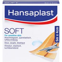 HANSAPLAST Soft Pflaster 4 cmx5 m Rolle 1 St.