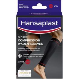 HANSAPLAST Sport Compression Waden-Sleeves Gr.M 2 St.