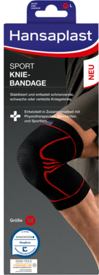 HANSAPLAST Sport Knie-Bandage Gr.M 1 St