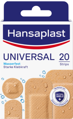 HANSAPLAST Universal Pflasterstrips wasserfest 20 St