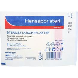 HANSAPOR steril Duschpflaster 8x10 cm 1 St.