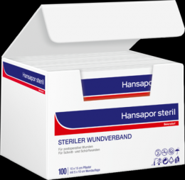 HANSAPOR steril Wundverband 10x15 cm 1 St