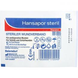 HANSAPOR steril Wundverband 6x7 cm 1 St.