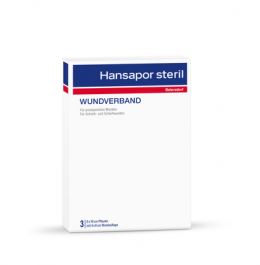 HANSAPOR steril Wundverband 8x10 cm 3 St