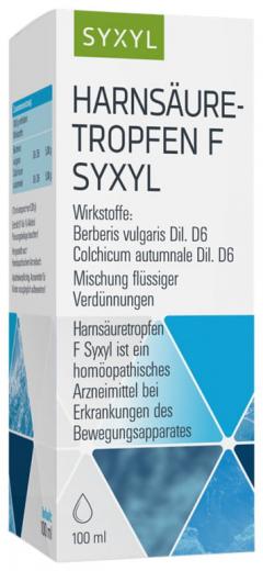 HARNSÄURETROPFEN F Syxyl Lösung 100 ml Lösung