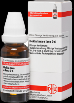 HEKLA lava e lava D 6 Dilution 20 ml