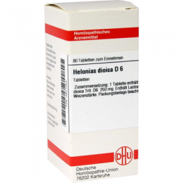 HELONIAS DIOICA D 6 Tabletten 80 St