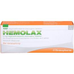 HEMOLAX 5 mg magensaftresistente überzogene Tabl. 100 St.