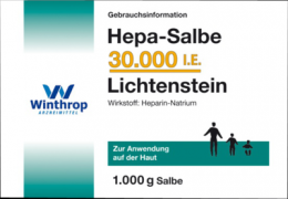 HEPA SALBE 30.000 I.E. Lichtenstein 1000 g