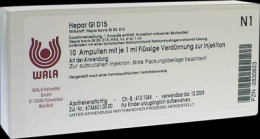 HEPAR GL D 15 Ampullen 10X1 ml