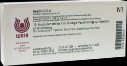 HEPAR GL D 4 Ampullen 10X1 ml