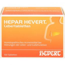 HEPAR HEVERT Lebertabletten 100 St.