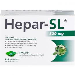 HEPAR-SL 320 mg Hartkapseln 200 St.