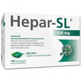 HEPAR-SL 320 mg Hartkapseln 200 St Hartkapseln