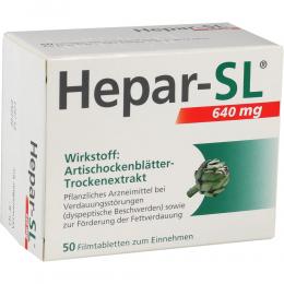 Hepar-SL 640 mg Filmtabletten 50 St Filmtabletten