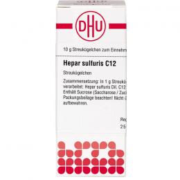 HEPAR SULFURIS C 12 Globuli 10 g