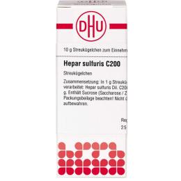 HEPAR SULFURIS C 200 Globuli 10 g