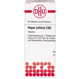 HEPAR SULFURIS C 30 Tabletten 80 St.