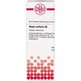 HEPAR SULFURIS C 6 Dilution 20 ml