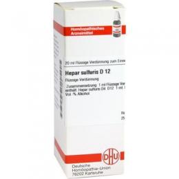 HEPAR SULFURIS D 12 Dilution 20 ml
