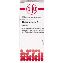 HEPAR SULFURIS D 2 Tabletten 80 St.
