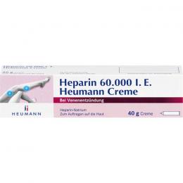 HEPARIN 60.000 Heumann Creme 40 g