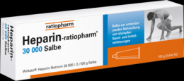 HEPARIN-RATIOPHARM 30.000 Salbe 100 g