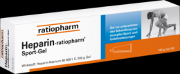 HEPARIN-RATIOPHARM Sport Gel 150 g