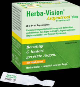 HERBA-VISION Augentrost sine Augentropfen 20X0.4 ml