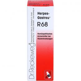 HERPES-GASTREU R68 Tropfen zum Einnehmen 22 ml