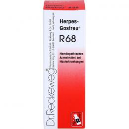 HERPES-GASTREU R68 Tropfen zum Einnehmen 22 ml