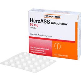 HERZASS-ratiopharm 50 mg Tabletten 100 St.