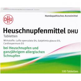 HEUSCHNUPFENMITTEL DHU Tabletten 100 St.