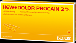 HEWEDOLOR Procain 2% Ampullen 10 St