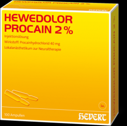 HEWEDOLOR Procain 2% Ampullen 100 St