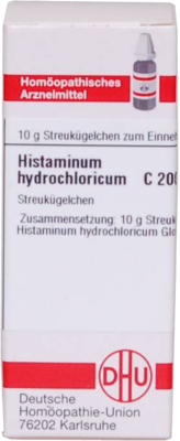 HISTAMINUM hydrochloricum C 200 Globuli 10 g