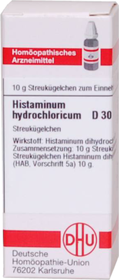 HISTAMINUM hydrochloricum D 30 Globuli 10 g