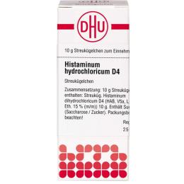 HISTAMINUM hydrochloricum D 4 Globuli 10 g