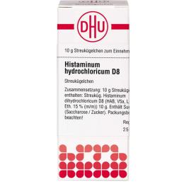 HISTAMINUM hydrochloricum D 8 Globuli 10 g