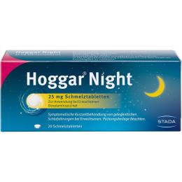 HOGGAR Night 25 mg Schmelztabletten 20 St.