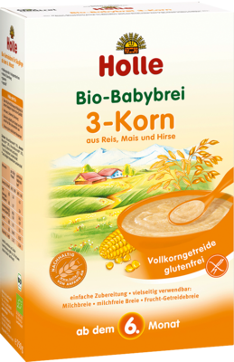 HOLLE Bio Babybrei 3 Korn 250 g