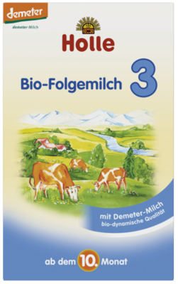 HOLLE Bio Suglings Folgemilch 3 600 g