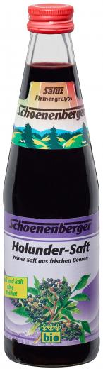 HOLUNDERSAFT Bio Schoenenberger 330 ml Saft